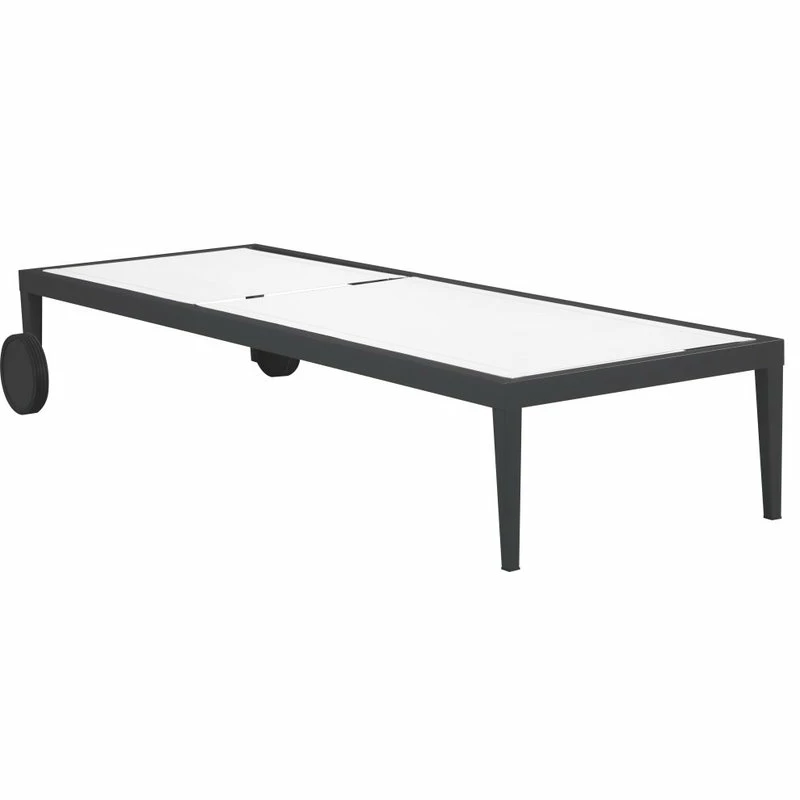 Coupon ๐ Meridian Furniture Nizuc Outdoor Patio Chaise Lounge Chair, Off-White Resilient Mesh Waterproof Fab โค๏ธ - Image 3