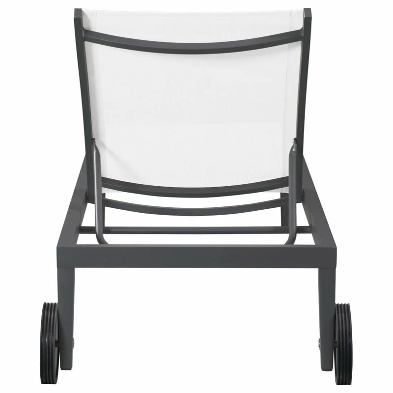 Coupon ๐ Meridian Furniture Nizuc Outdoor Patio Chaise Lounge Chair, Off-White Resilient Mesh Waterproof Fab โค๏ธ - Image 5