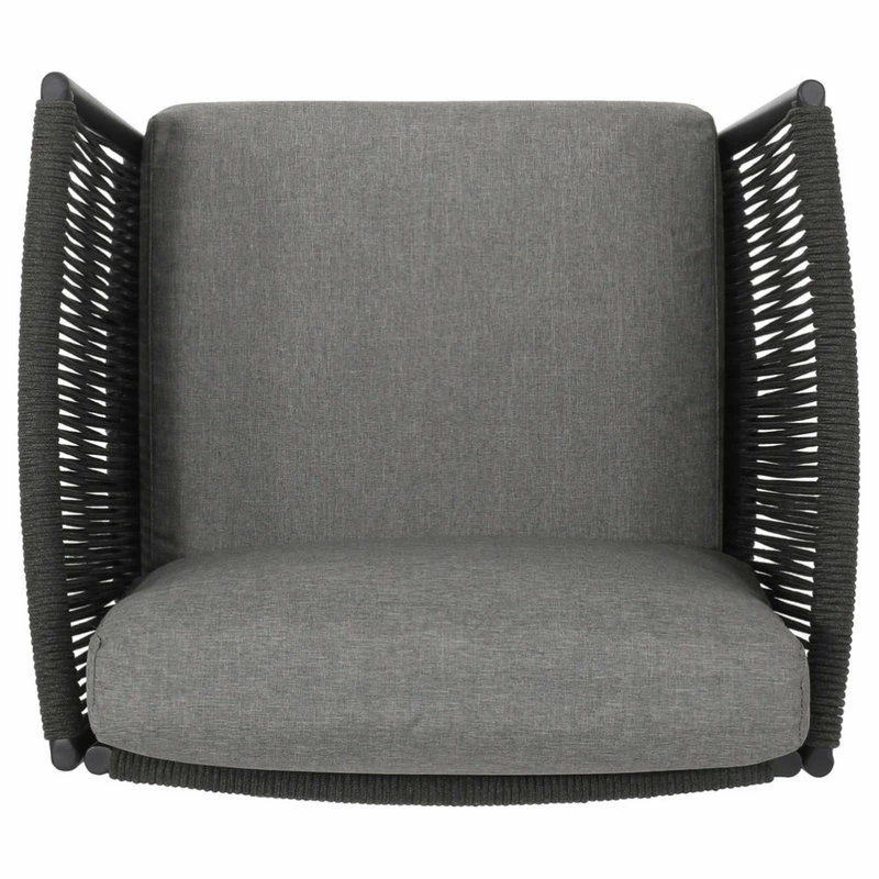 Buy 😀 GDFStudio Andy Outdoor Rope Club Chair With Cushions, Set Of 2 🔔 - Image 6