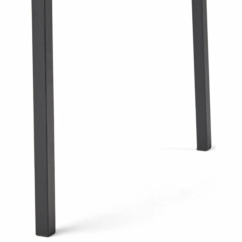 Cheap ๐ GDFStudio Owen Outdoor Wood And Iron Dining Chair, Set Of 2, Gray Finish, Black Finish ๐ - Image 5