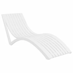 Brand new 😉 Compamia Slim Pool Chaise Sun Lounger, Set Of 2, White 🎉