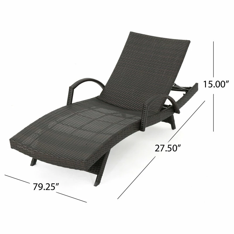 Top 10 🛒 GDFStudio GDF Studio Savana Outdoor Wicker Lounge With Water Resistant Cushion, Green/Whit 👏 - Image 4