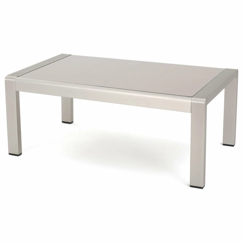 Promo 😀 GDFStudio 5-Piece Crested Bay Outdoor Aluminum Sofa Set With Khaki Cushions 👏 - Image 6