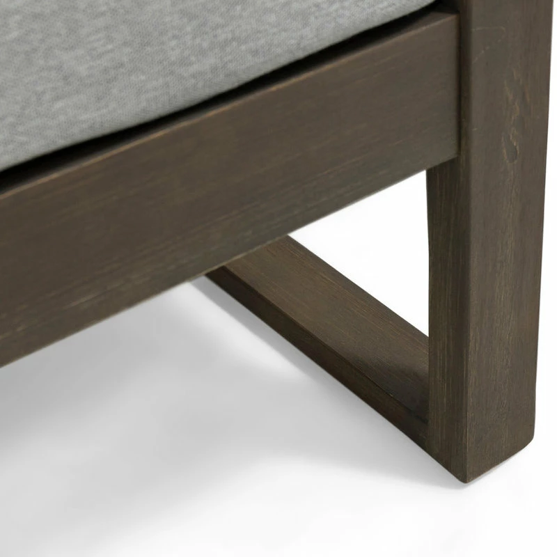 Best deal 🔥 GDFStudio Mavis Outdoor Acacia Wood Club Chair With Cushions, Set Of 2, Gray 🎉 - Image 6