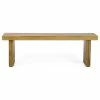 Discount 🤩 GDFStudio Bagwell Appling Outdoor Acacia Wood Bench, Natural 🎁
