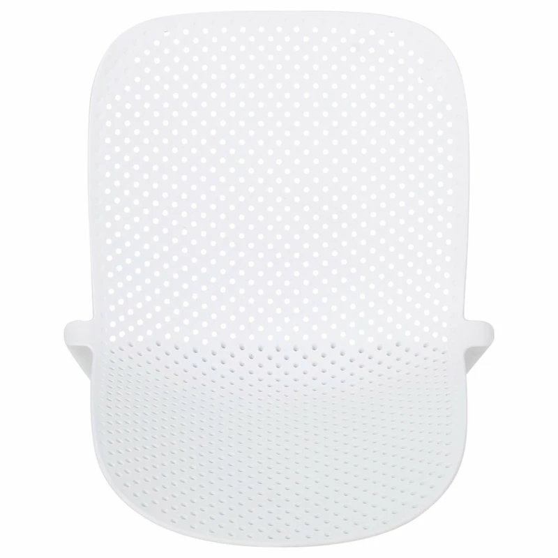 Hot Sale ๐ฅฐ GDFStudio Tafton Outdoor Stacking Dining Chair, Set Of 2, White โ - Image 11