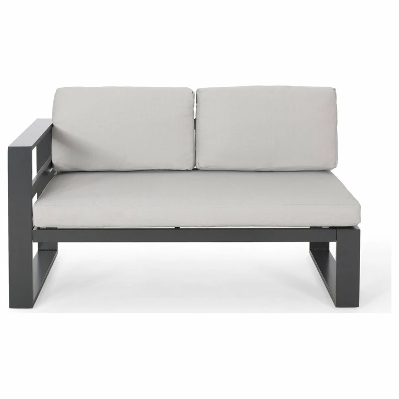 Deals 🤩 GDFStudio Queena Outdoor Aluminum Sofa Sectional With Coffee Table 🧨 - Image 6
