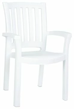 Budget 🥰 Compamia Sunshine Outdoor Dining Armchairs, Set Of 2, White ⌛